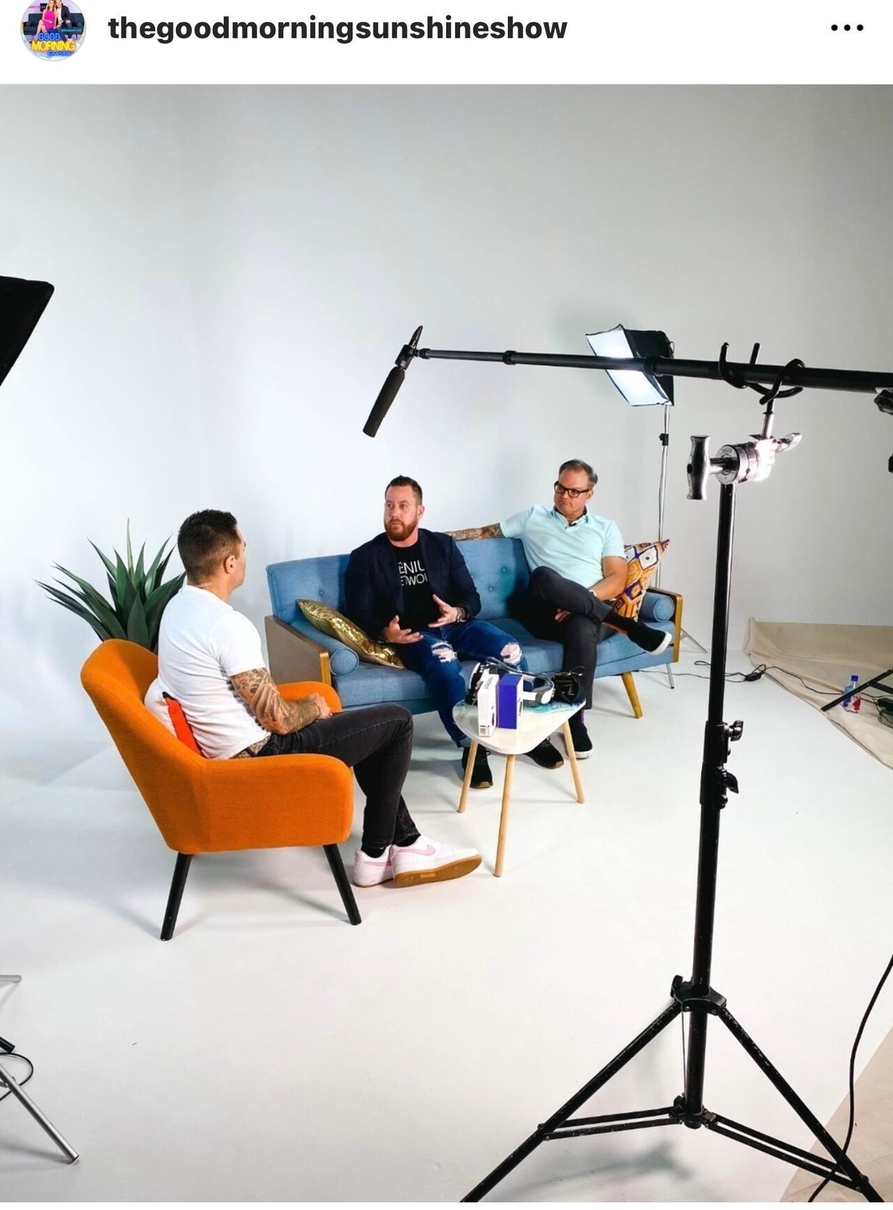 Dr. Robbie Westerman on a studio interview set